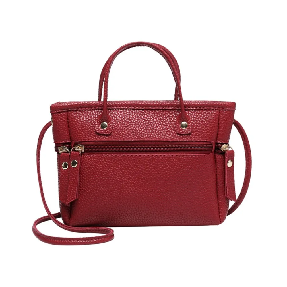 Женская сумка Новая женская модная однотонная сумка-мессенджер высокого качества Сумочка Кошелек сумки на плечо S34
