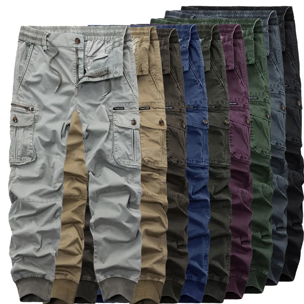 JAYCOSIN Мужская мода стиль досуг сплошной цвет большой размер комбинезон комфортные брюки осень полиэстер Карандаш Брюки Горячая Oct 4