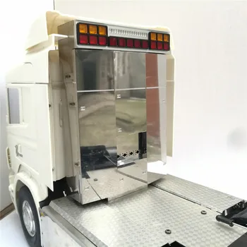 

Equipment Rack with LED Light Bar for TAMIYA 1/14 SCANIA R620 56323 R730 470 RC Truck Tractor Upgrade Parts Accessories