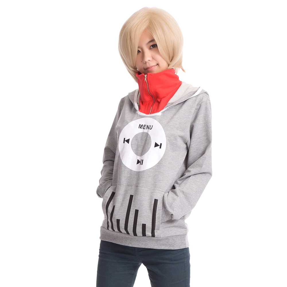 

Brdwn Kagerou Project MekakuCity Actors Cosplay Kido Tsubomi Costume Unisex Long-Sleeved Hoodie Hooded Tops Jackets