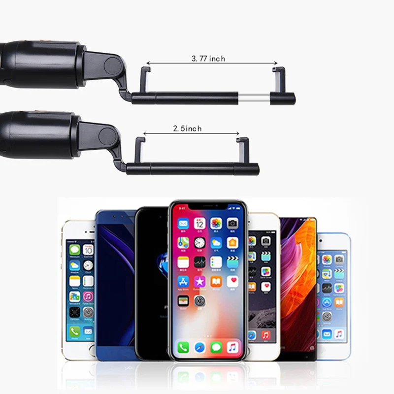

Selfie Stick Tripod Mount Phone Holder Bluetooth Wireless Remote Shutter Stick ING-SHIPPING