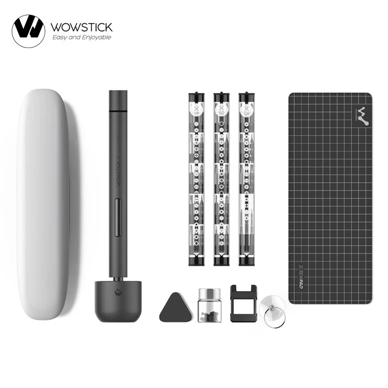 Power-Screw-Driver-Kit Electric-Screw Mi-Driver Wowstick 1f Cordless Charge NEW LED Lithium-Ion