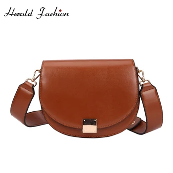 

Hot Sale Women Flap Bags High Quality Hasp Saddle Bags Designer PU Leather Female Shoulder Bag Messenger Bags Casual Tote