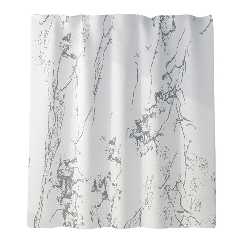 Waterproof Shower Curtains Fabric Polyester Marble Stripes Printing Shower Curtains 5 Color Available Bathroom Shower Curtain#G7