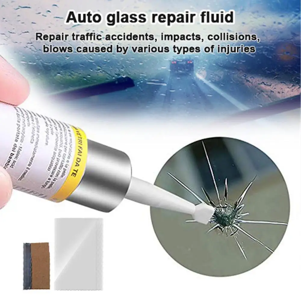 

NEW Auto Glass Scratch Crack Restore Tool Car Windshield Repair Resin Kit DIY Car Window Repair Tools Window glass Curing Glue