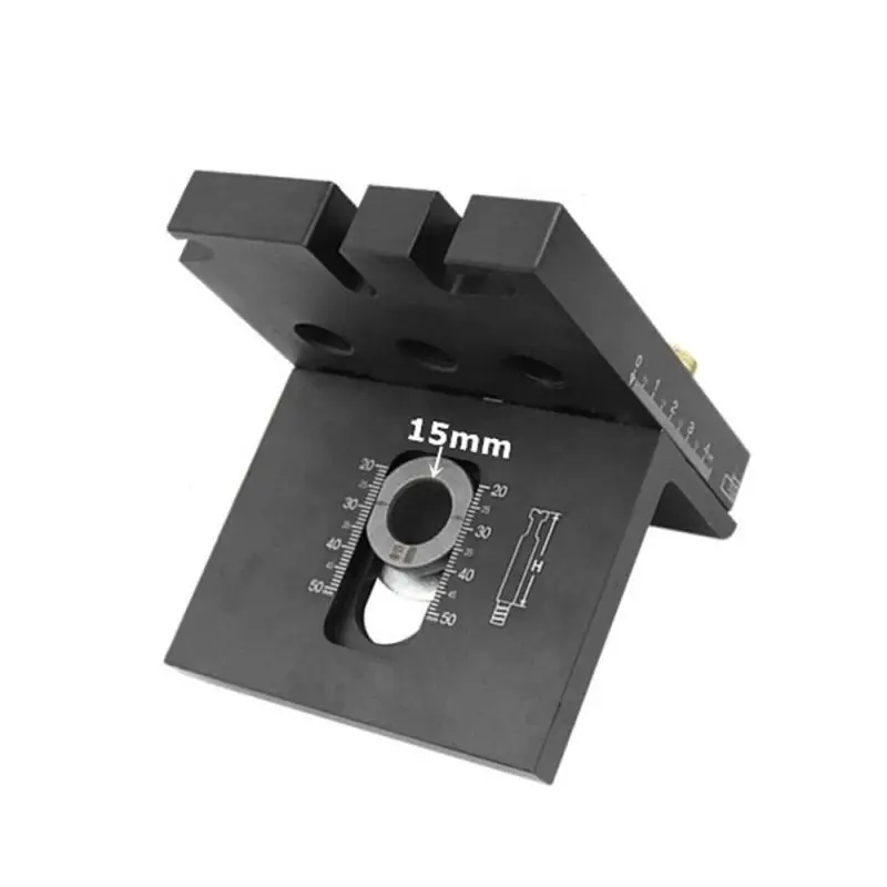 Woodworking Punch Positioner Round Wood Tenon Multifunctional Woodworking Tool Panel Furniture Punch Fixture Set Dropshipping