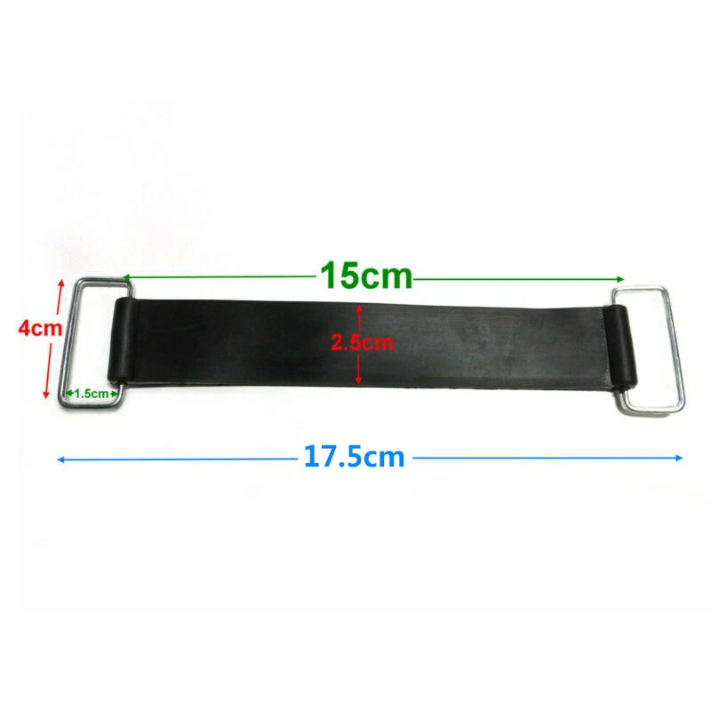 

2xMotorcycle Rubber Belts Battery Strap Holder Replacement For Honda Suzuki Part