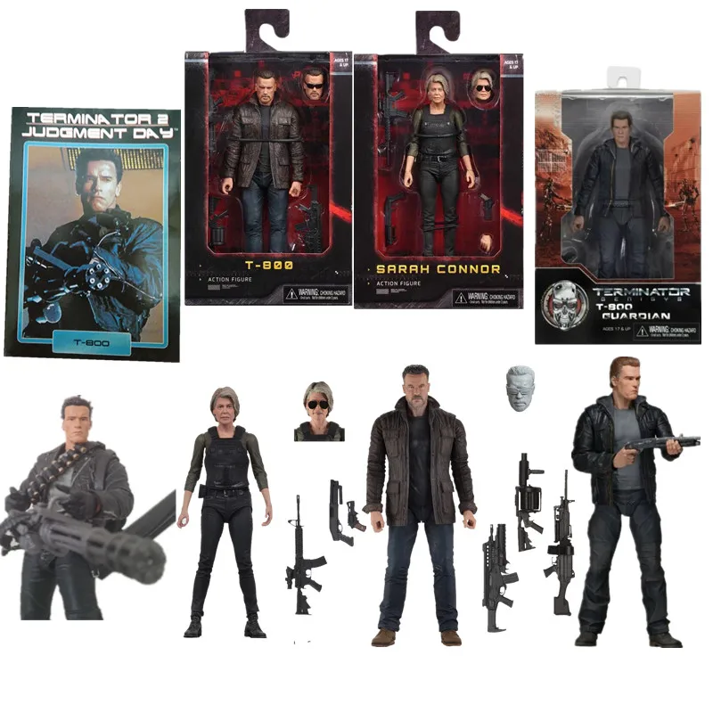 4 стиля 18 см Новый NECA Terminator T-800 Dark Fate Сара Коннор экшн-фигурка Коллекционная модель