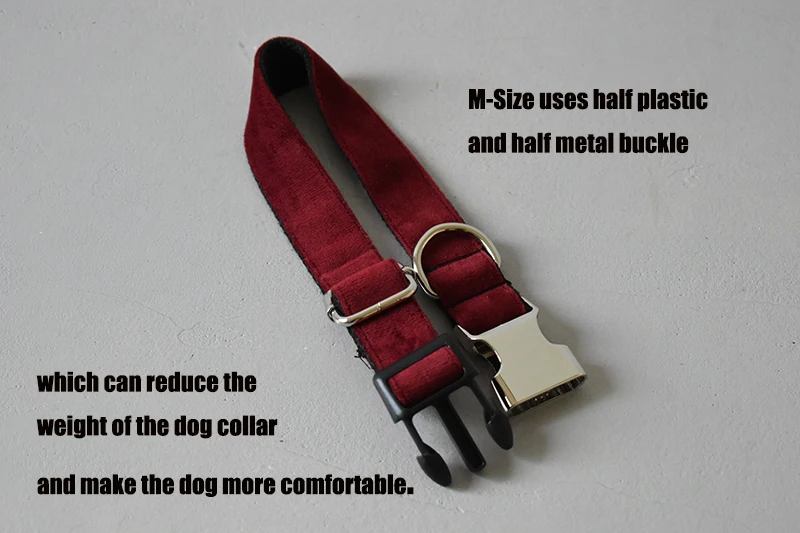 Нейлоновый красный собачий ошейник, поводок, бархатное мягкое и удобное ожерелье, персонализированная веревка для щенков, поводок для средних и больших собак