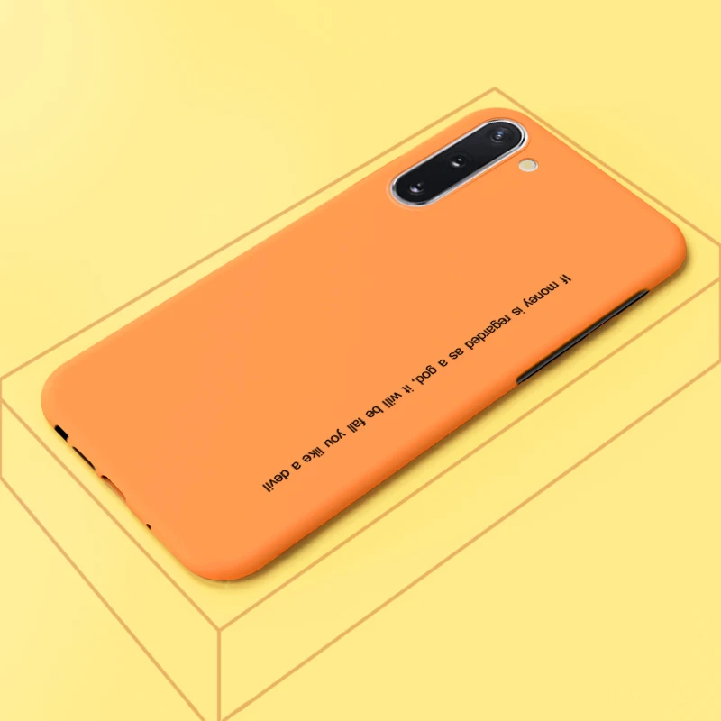 

ADKO Soft Touch Colorful Orange PC Case For Samsung Galaxy Note 10 Shockproof Slim Matte Cover 10+ Coque For Galaxy Note 10 Plus