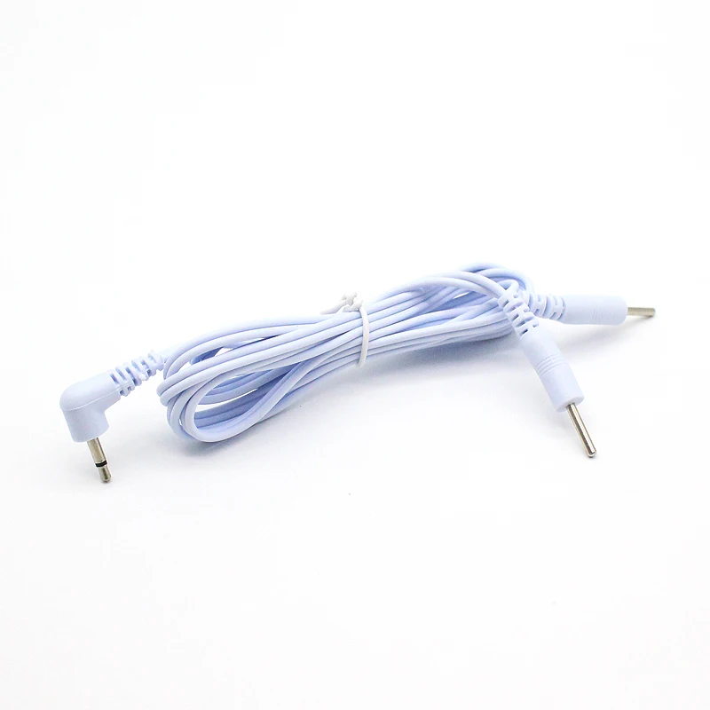 50 Pcs 2-Pin 4-Pin Electrode Lead Wires Connecting Cables For Electrode Pad TENS Pulse Therapy Massager Stimulator 2.5mm Plug