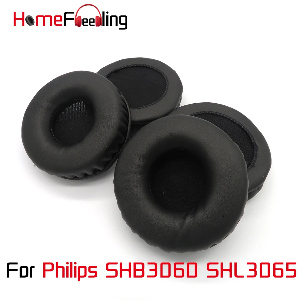Амбушюры Homefeeling для Philips SHB3060 SHL3065 круглые универсальные амбушюры Leahter запасные