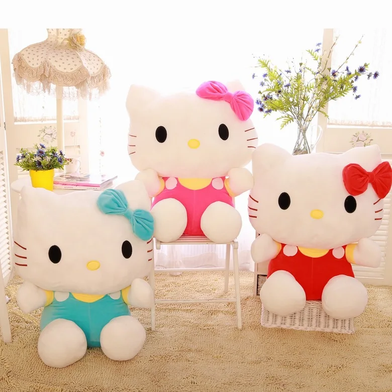 Hello kitty кукла hello kitty kt кошка большого размера плюшевые игрушки плюшевая кукла