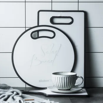 

Kitchens Boards Kitchen Cutting Board Plastic Round Rectangular Strong Vegetable Tools Kitchen Accessories Chopping Board Kitche
