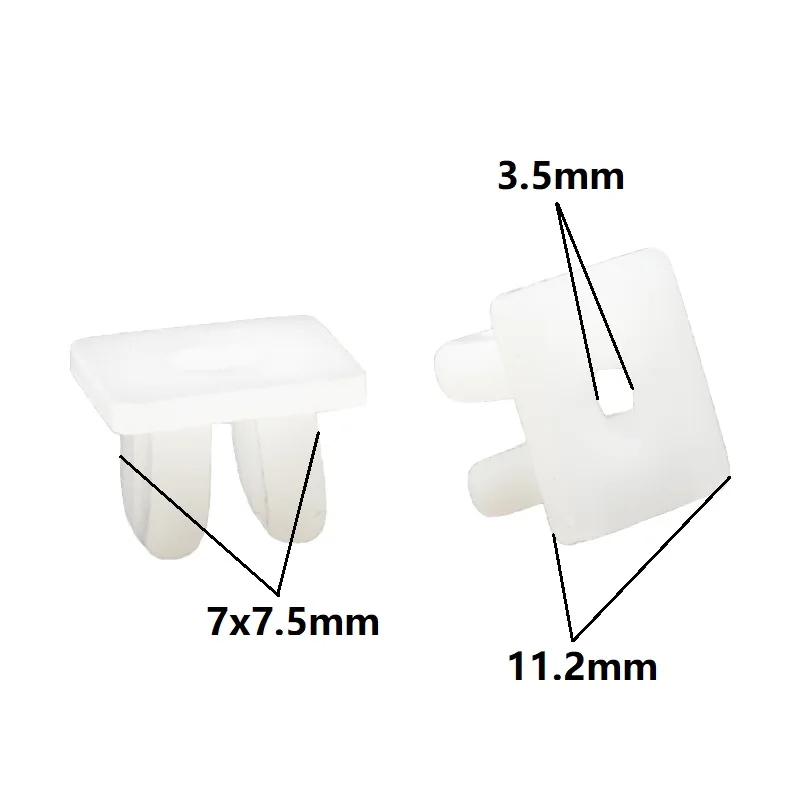 

Auto Plastic Small Screw Size Grommet Headlight Nut Grill Nut Rivets Interior Trim Fastener Clips Car Accessories