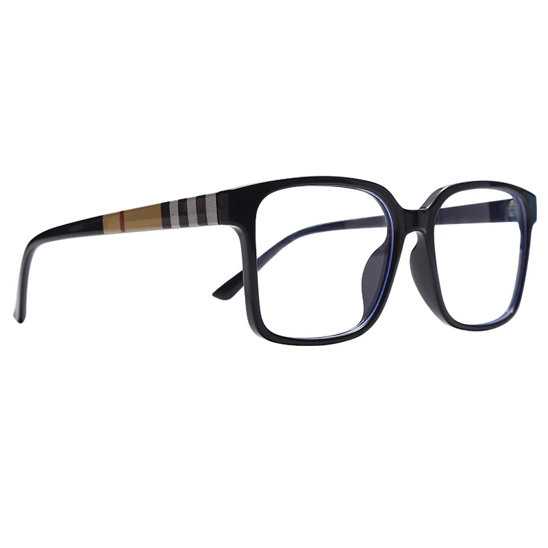 Retro Square Anti Blue Light Optical Reading Glasses Frames for Men Women Fashion Computer Prescription Eyeglasses 