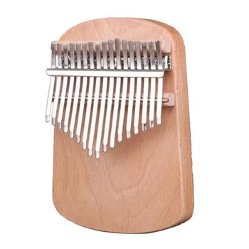 

17-Key Thumb Piano, Kalimba 17-Tone Finger Piano Veneer Thumb Piano Beginner Portable Instrument Thumb Piano