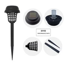 Amazon трансграничной лампа на солнечной батарее от комаров убийца комаров Батарея ракетки бытовой открытый Водонепроницаемый двор репеллент I