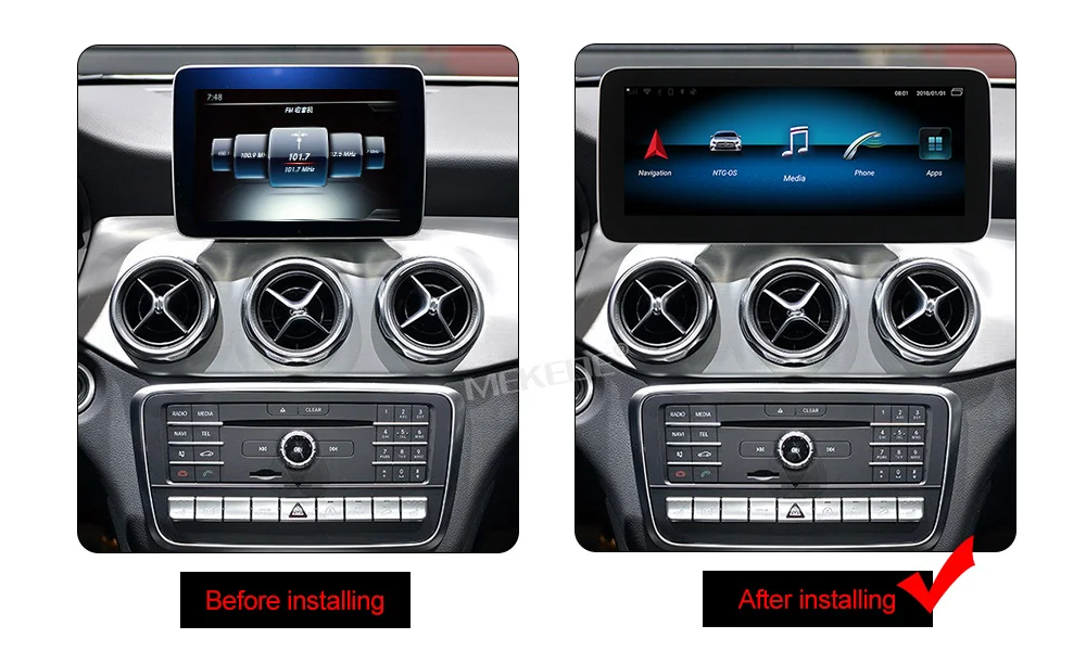 Ips 1924*720 Android9.0 4glte Автомобильный gps навигатор мультимедиа DVD стерео для Mercedes Benz GLA класс x156 2013- 4+ 64G BT wifi