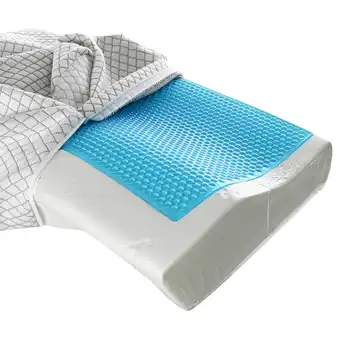 

Gel Pillow Memory Foam 60x35cm/50x30cm Soft Summer Ice-cool Slow Rebound Sleep Pillow With Pillowcase Health Care Neck Pillow