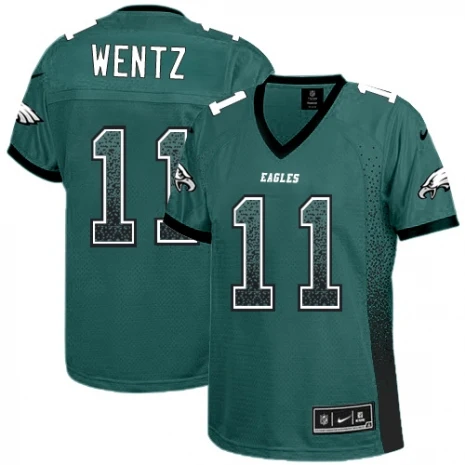 AS PICTURE Мужские футболки фифиладельфия Карсон Wentz Eagles rush - Цвет: AS PICTURE