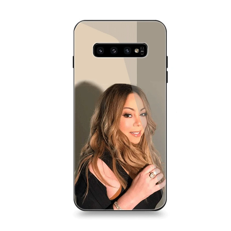 Мобильный чехол для телефона Стекло для samsung A10 A20 A30 A40 A50 A60 A70 S7 край S8 Plus Note 8 9 S10 крышка Мэрайя Кэри - Цвет: G12