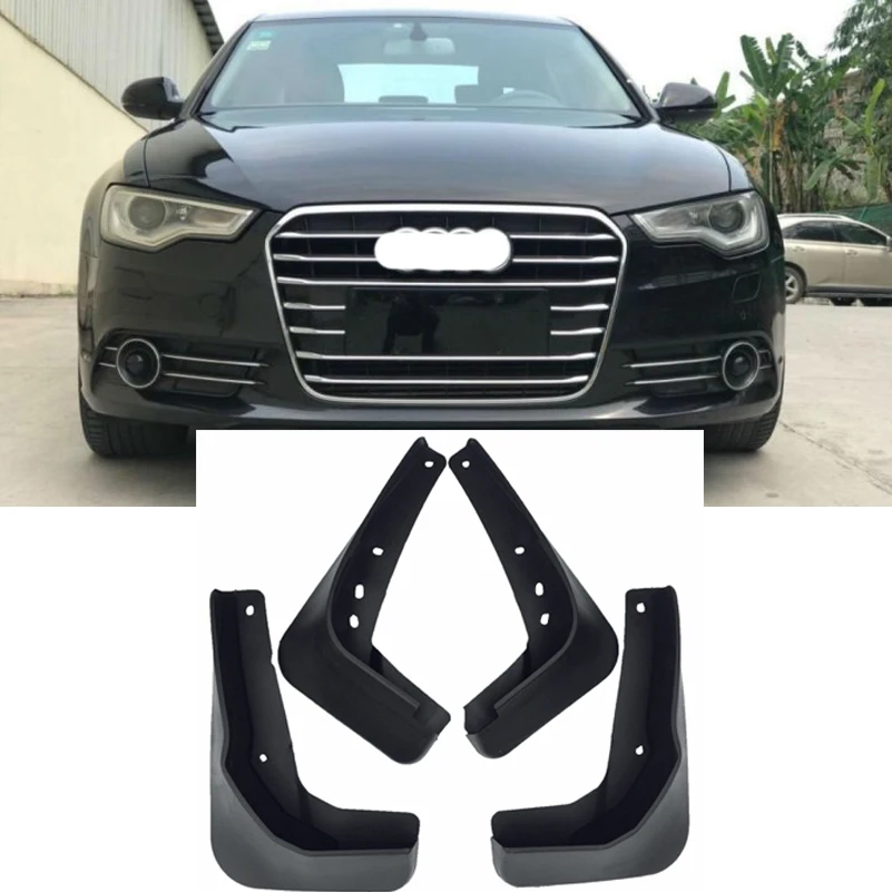 Автомобильные передние и задние брызговики для Audi A6L 2012- A6L брызговик аксессуары брызговик для автомобиля-Стайлинг Крылья 1 комплект Брызговики