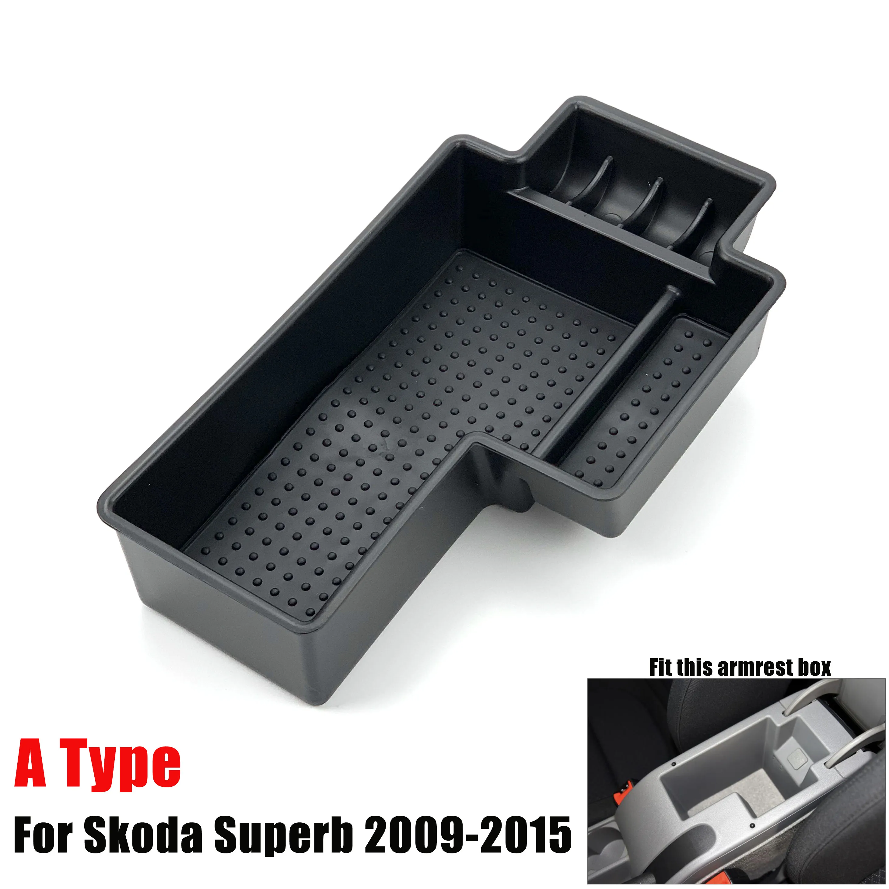 Автомобильные аксессуары центральный подлокотник ящик для хранения для Skoda Superb Octavia A7 KODIAQ консоль поддон для перчаток держатель Контейнер стайлинга автомобилей