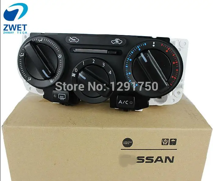 Car Manual air conditioning switch for TIDA AC air conditioning panel controller for Nissan