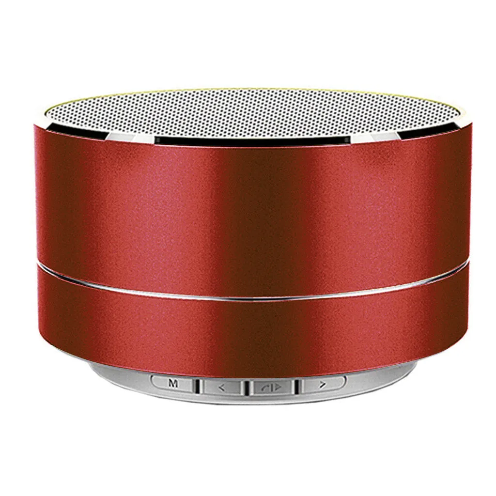 Mnin-altavoz Portátil con Bluetooth, dispositivo de música inalámbrico con bajos, Led, para iPHONE, Pad, teléfonos, MP3, FM