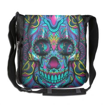 

Skeleton Tote Messenger Bags Women Skull Canvas Handbag Halloween Female Single Shoulder Pack Lady Wholesale Free Dropshipping