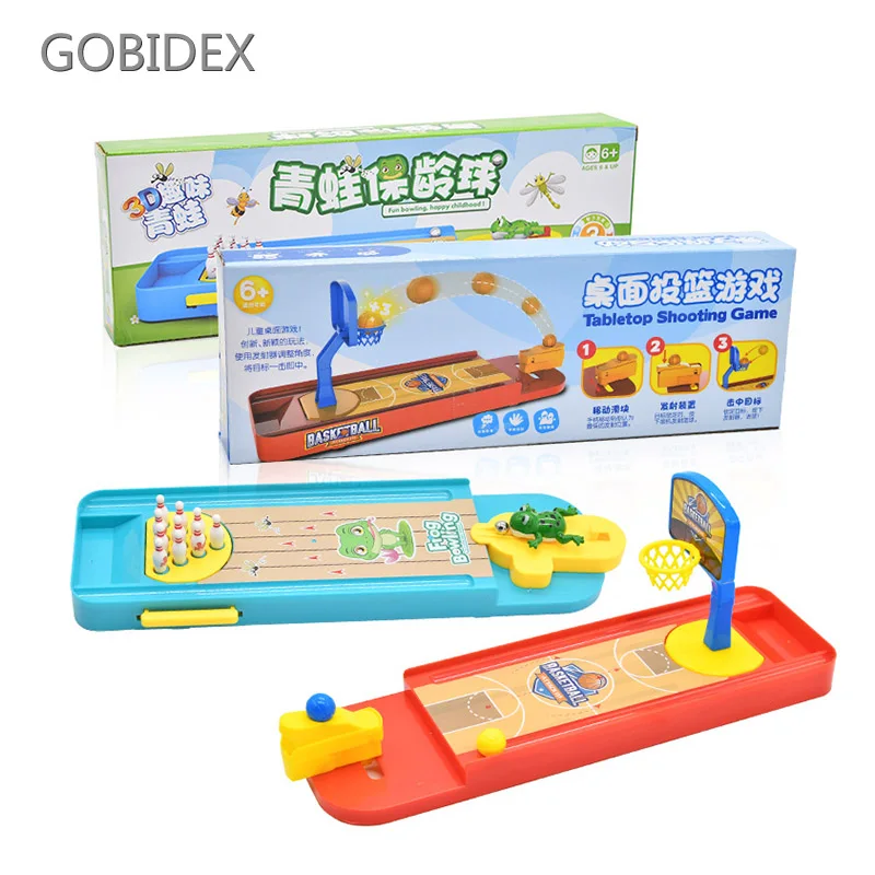 

Toys Plastic Children'S Puzzle Interactive Board Game Marble Frog Bowling Catapult Basketball Shooting Game Toy Basketball