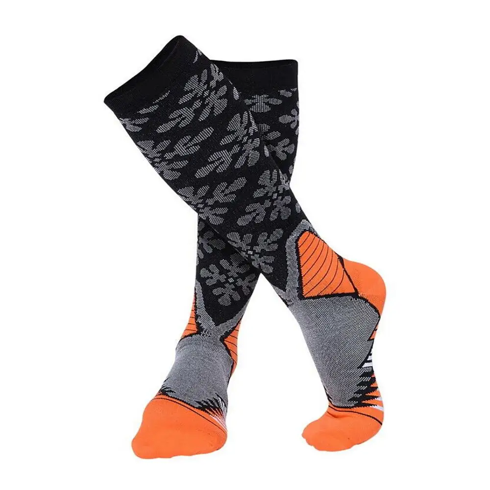 Компрессионные носки до колена/длинные полиэфирные нейлоновые чулочно-носочные изделия для велоспорта, аксессуары для женщин и мужчин - Цвет: JY