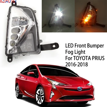 

LED Front fog Lights For Toyota Prius 2016 2017 2018 Front bumper Driving Fog Lamp day light foglights fog light headlights