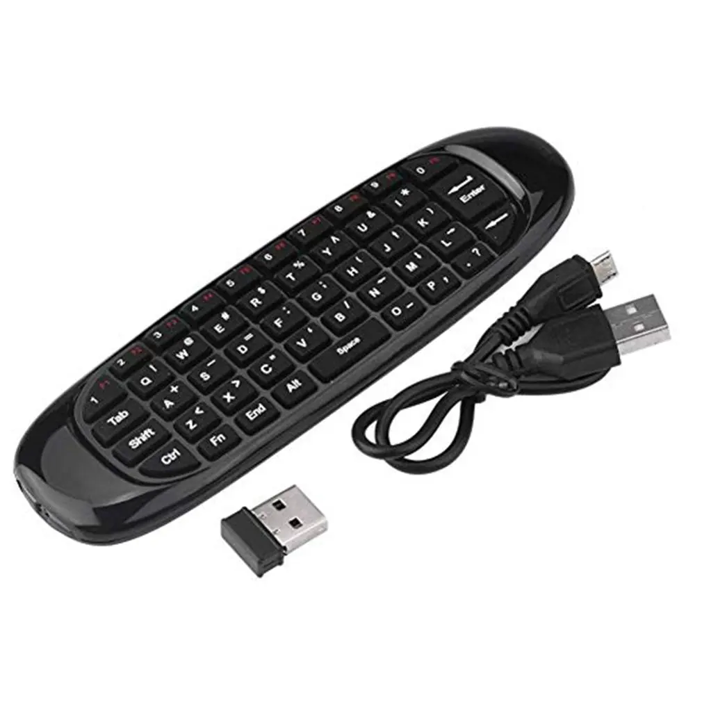 C120 Многоязычная беспроводная клавиатура 2,4G Air mouse Чувство движения ИК-пульт дистанционного управления usb-приемник для Smart tv BOX