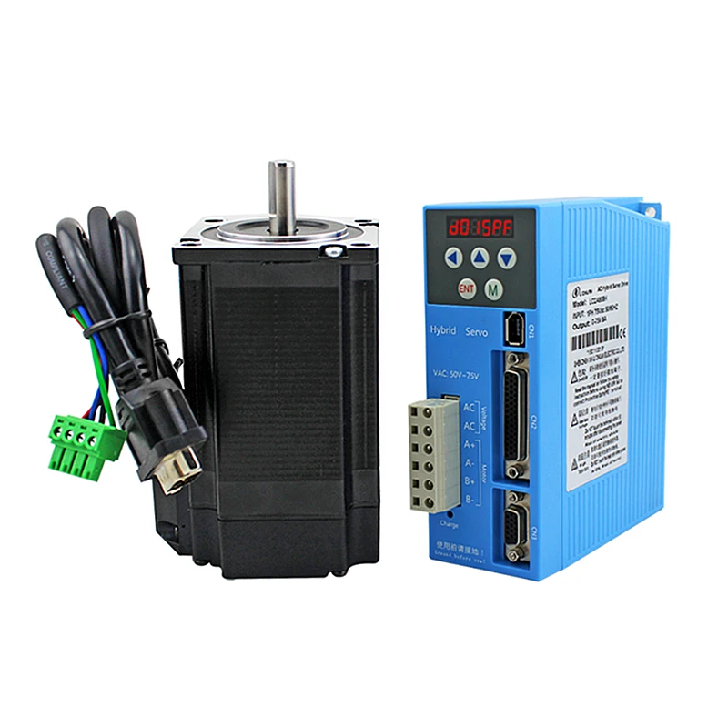 2 фазный шаговый двигатель 8 А 3 ~ 12 нм LCDA808H NEMA 34 86 200 кГц 50 80 в комплект шагового