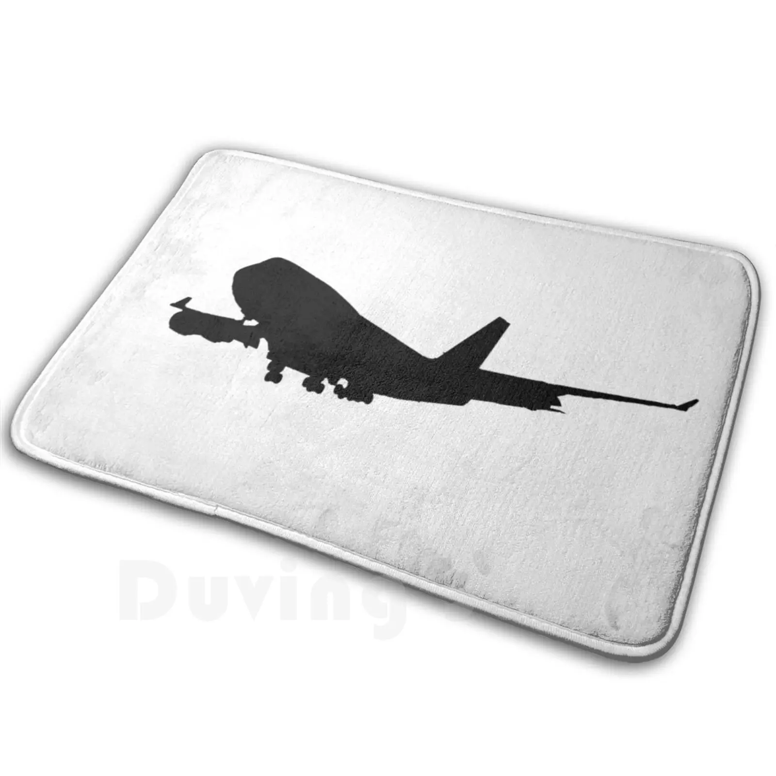 Boeing 747 Shadow Carpet Mat Rug Cushion Soft Airplane Aviation Flying Flight Thewingedllama Travel | Дом и сад