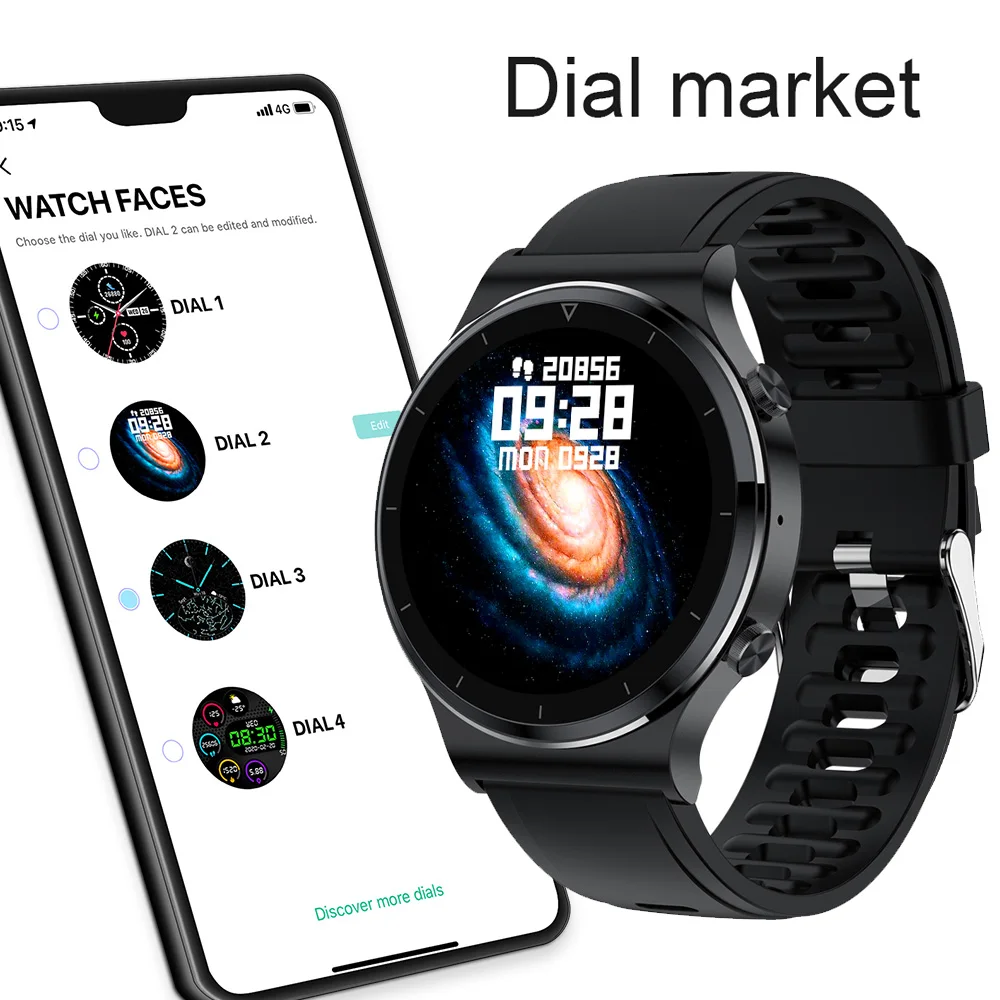 US $32.20 S600 Smart Watch For Men Bluetooth Call IP68 Waterproof Custom Face Full Touch Screen Smartwatch Sports Fitness For Android IOS