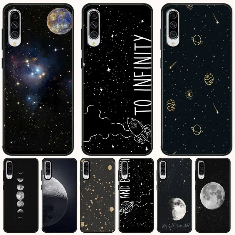 Ivits Space stars moon DIY Печатный чехол для телефона Samsung A6 6S 6Plus 7 720 750 8 PLUS 9 920 2018 A8 A9STAR |