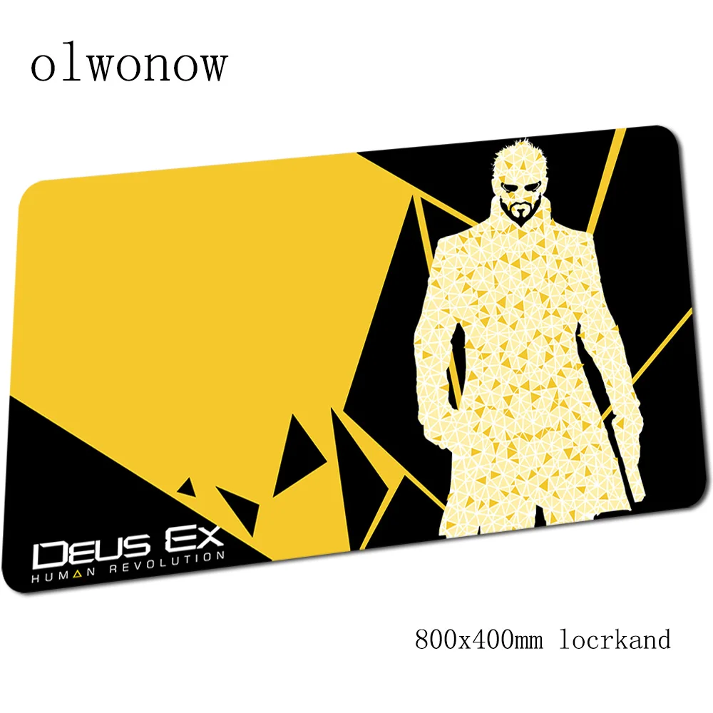 Deus Ex геймерский коврик для мыши объемный рисунок 800x400x3 мм игровой коврик для мышки для ноутбука Аксессуары для ноутбука дома padmouse эргономичный коврик