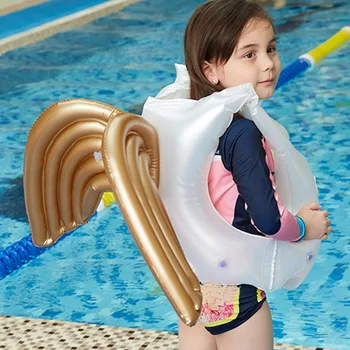 

Portable Life Vest Adult Kid Safety Float Inflatable Swim Vest Life Jacket For Age 2-10