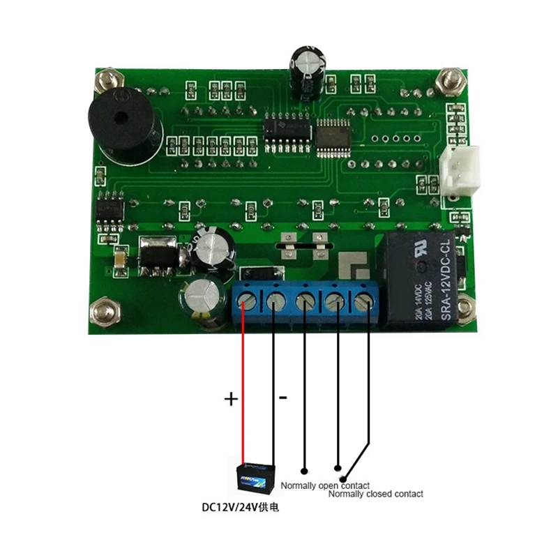 ZFX-W1020 24V Microcomputer Digital Display Temperature Controller Thermostat Intelligent Time Controller Adjustable Electronic