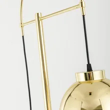 Креативные простые торшеры, стеклянный шар, стоящая лампа, хром, золото, для гостиной, спальни, дизайн, искусство, украшение дома, освещение