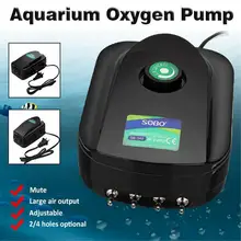 AC 220V-240V SB748/SB848/SB948/SB988 Aquarium Fish Tank Ultra Silent Air Pump Air Compressor Double Single Outlet Dropshipping