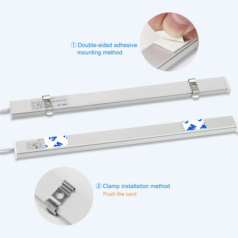 Hand Sweep Sensor Lamp LED Under Cabinet Lights 30 40 50cm DC 12V Smart LED Wardrobe Kitchen Light Home Lighting Bedroom Closet 4 Hand Sweep Sensor Lamp LED Under Cabinet Lights 30 40 50cm DC 12V Smart LED Wardrobe Kitchen Light Home Lighting Bedroom Closet 4