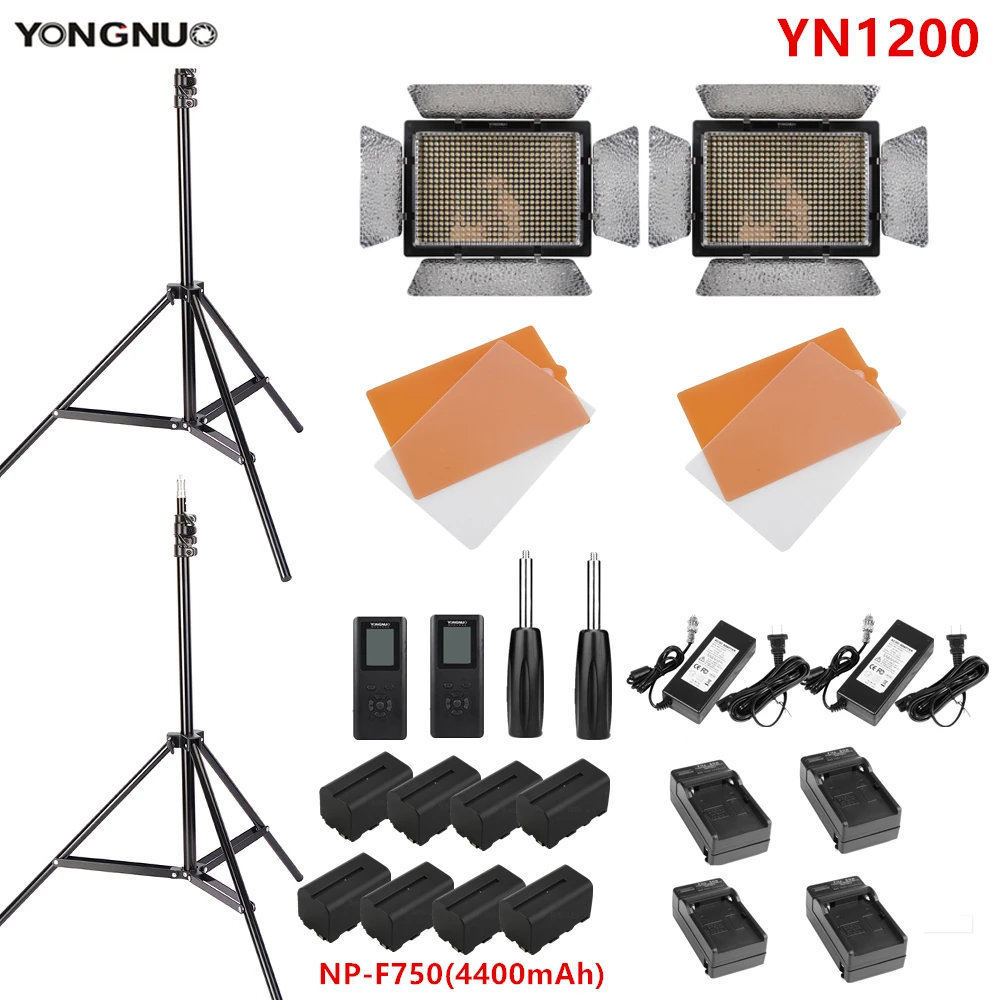 Yongnuo YN1200 Pro макияж светодиодный видео свет 3200K 5500K регулируемая цветовая
