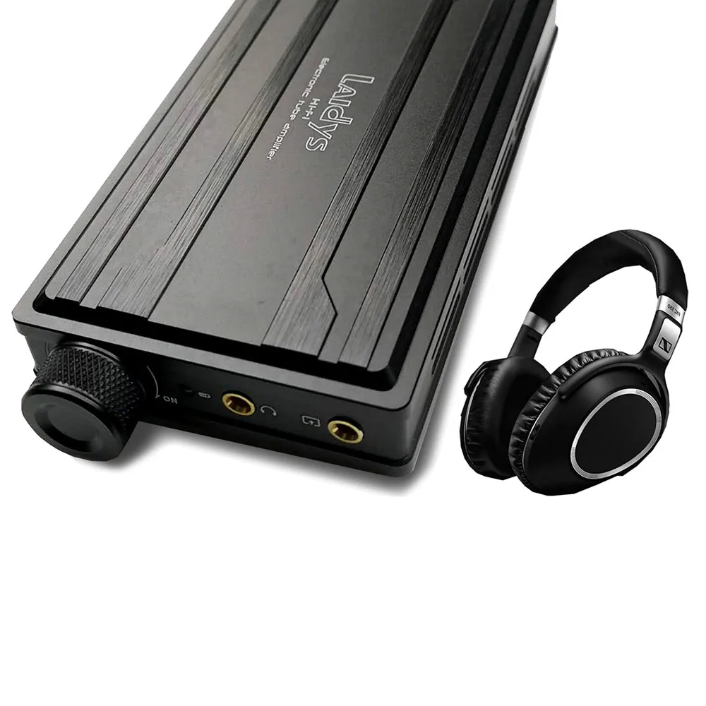 LUSYA Portable 6H16 Tube Headphone Amplifier with 2100mA lithium battery for 8 600ohm Headphone T0284
