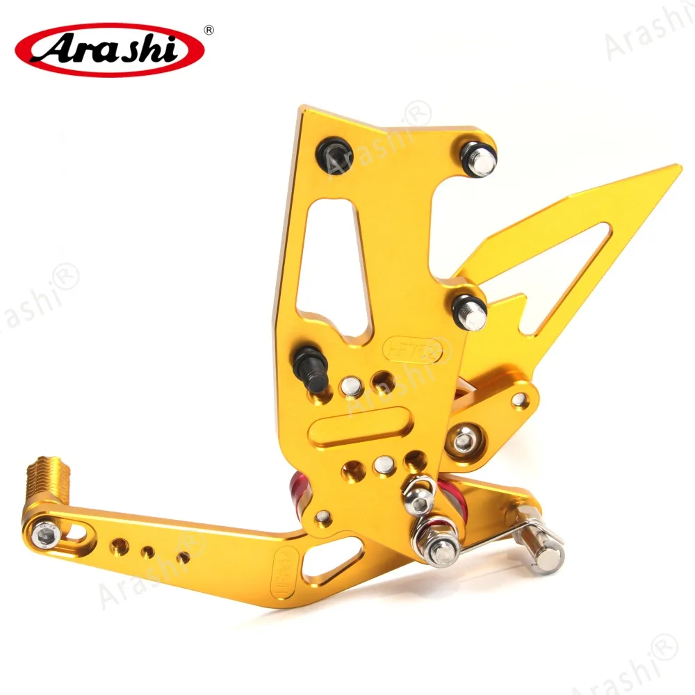 Arashi 1 Набор регулируемая подножка для TRIUMPH speed Тройная 1050 2011- Мотоцикл CNC Rider Rearset подножки Rearset 2013