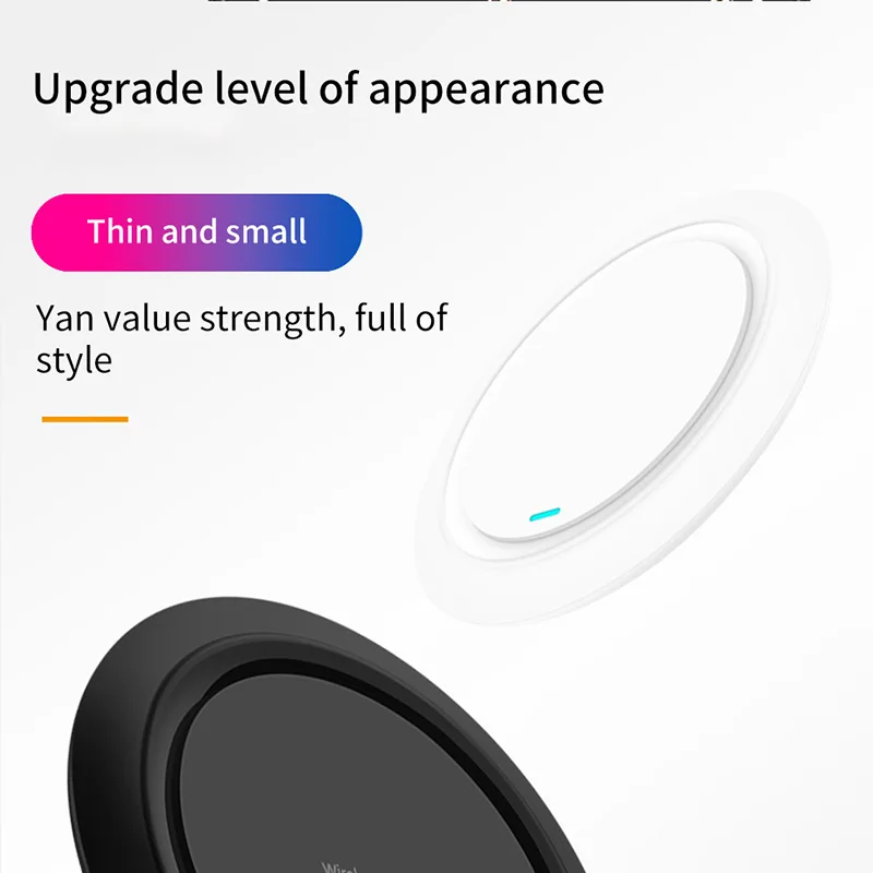 QI Беспроводное зарядное устройство для IPhone X Xs MAX индукционное Быстрая зарядка