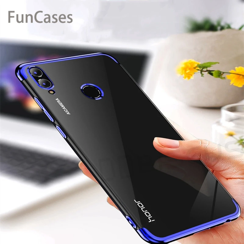 Роскошный ультра тонкий ТПУ Капа силиконовый мягкий чехол для huawei Honor 8C BKK L21 s 8 C FRD